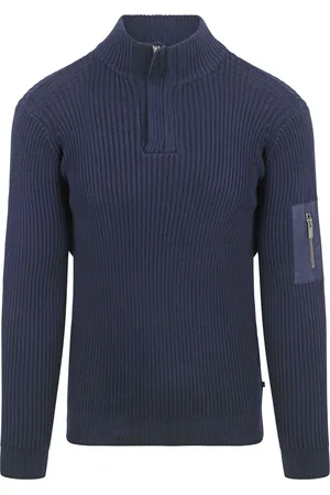Suitable Mou Half Zip Pullover Navy Dunkelblau Größe S