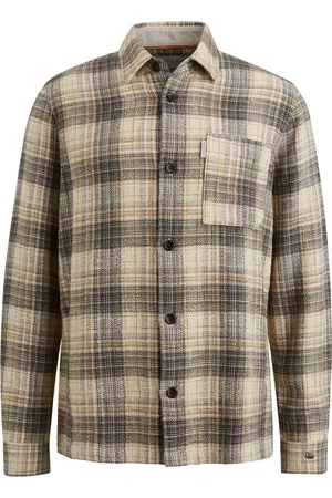 Cast Iron Overshirt Karos Grün Größe M