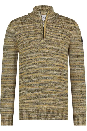 State of art Half Zip Pullover Melange Größe L