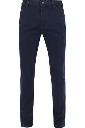 Meyer Chino Bonn Dunkelblaue Jeans Dunkelblau Größe 48