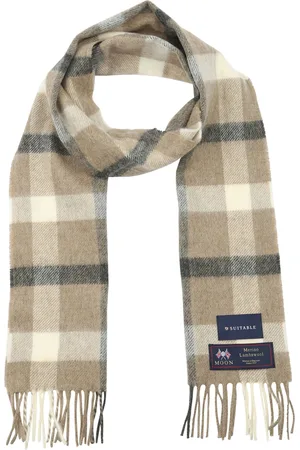 Suitable Geeigneter Herrenschal Kariert Merino Multicolour