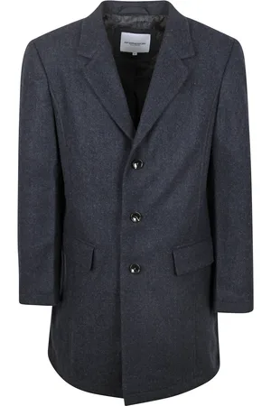 McGregor Coat Wool Herringbone Navy Dunkelblau Größe M