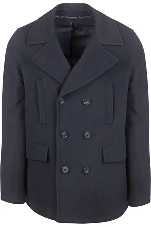 Suitable Caban Mantel Wolle Navy Dunkelblau Größe 46