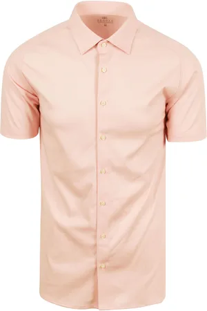 DESOTO Short Sleeve Jersey Hemd Apricot Rosa Größe S