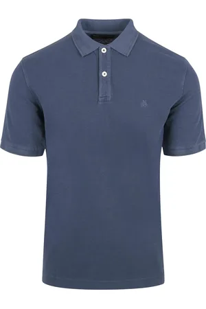 Marc O’ Polo Poloshirt Solid Overdye Dunkelblau Größe M