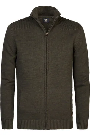 Petrol Industries Strickjacke Elim Grün Größe M