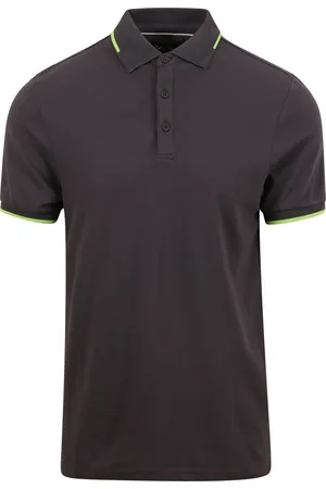Suitable Fluo B Poloshirt Grau Größe M