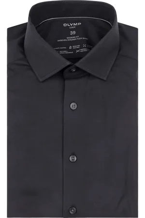 Olymp Luxor 24/Seven Hemd Navy Blau Größe 38