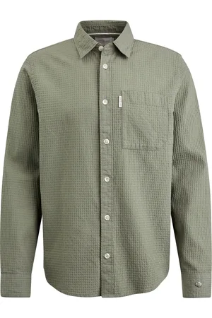 Cast Iron Overshirt Waffelstruktur Größe M