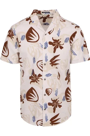 No Excess Short Sleeve Hemd Seersucker Größe M