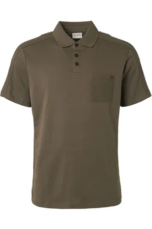 No Excess Polo Jacquard Army Dunkelgrün Größe M