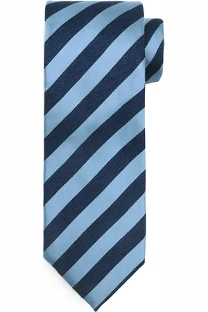 Suitable Krawatte Seide Streif Indigo