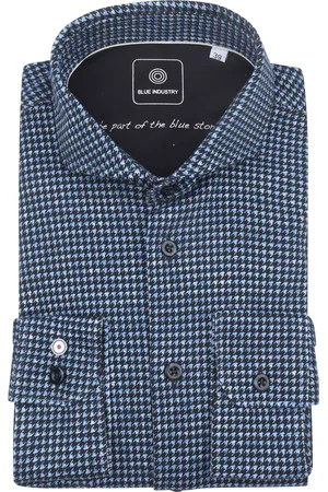 Blue Industry Slim-Fit Hemd Größe 40