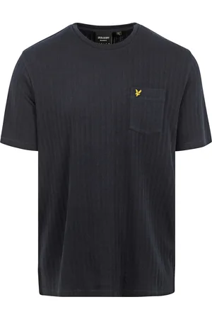 Lyle & Scott Lyle und Scott Knitted T-Shirt Navy Dunkelblau Größe M