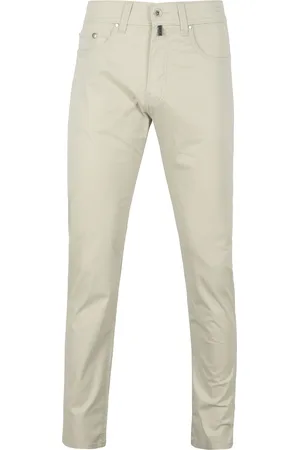 Pierre Cardin Trousers Lyon Tapered Ecru Größe W 31 - L 34