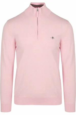 GANT Half Zip Pullover Hellrosa Größe M