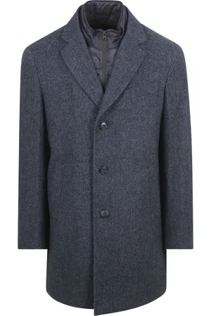 Suitable Coat Wolle Twill Dunkelblau Größe 48