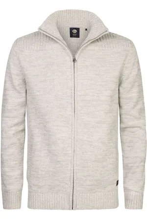 Petrol Industries Strickjacke Elim Greige Beige Größe XL