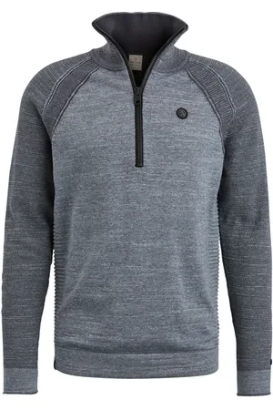 Cast Iron Half Zip Pullover Dunkelblau Größe M