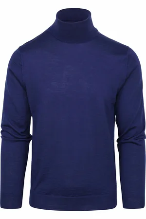 Suitable Merino Rollkragen Royal Dunkelblau Größe M