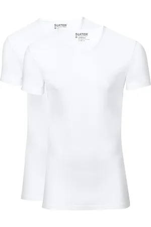 Slater 2er-Pack Stretch V-Ausschnitt T-shirt Größe S