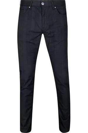 Vanguard V7 Rider Hose Karos Navy Dunkelblau Größe W 31 - L 34