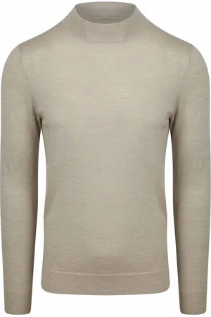 Profuomo Turtleneck Merino Pullover Ecru Größe XL