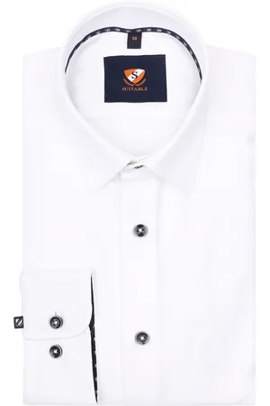 Suitable Slim-Fit Hemd Pique 267-1 Größe 39