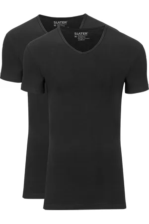 Slater 2er-Pack Stretch V-Ausschnitt T-shirt Größe S