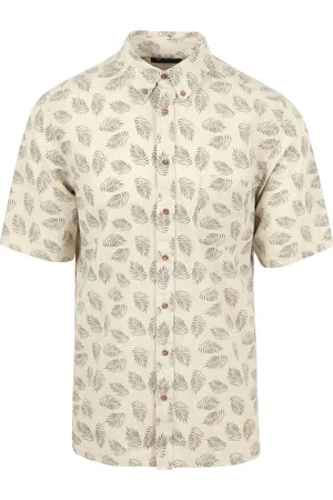 Suitable Short Sleeve Hemd Leinen Sheng Grün Größe M