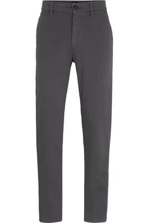 HUGO BOSS Satin Chino Grau Größe W 31 - L 34