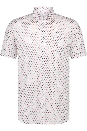 State of art Short Sleeve Hemd Druck Weiß Größe M