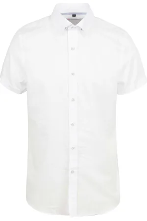 Suitable Short Sleeve Hemd Leinen Größe S