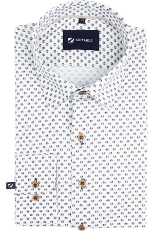 Suitable Freizeithemd mit Print Größe 38
