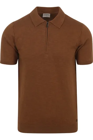 No Excess Knitted Poloshirt Größe M