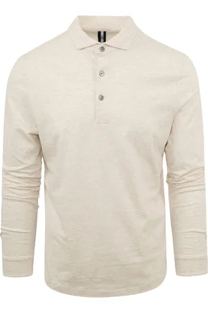 Profuomo Longsleeve Polo Melange Größe S