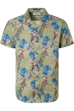 No Excess Short Sleeve Hemd Druck Größe M