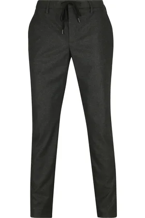 Alberto Hose Jump Flanel Grau Größe W 32 - L 34