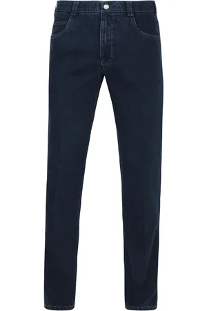 Meyer Jeans Hose Diego Navy Blau Größe 48