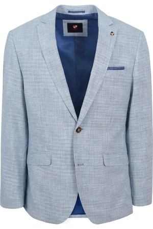 Suitable Blazer Grou Druck Blau Größe 48