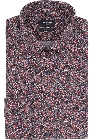 Olymp Luxor Hemd Druck Multicolour Größe 38