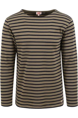 Armor.lux Houat Pullover Streifen Dunkelgrün Größe M
