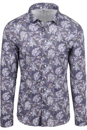 DESOTO Hemd Timeless Elegance Druck Blumen Größe M