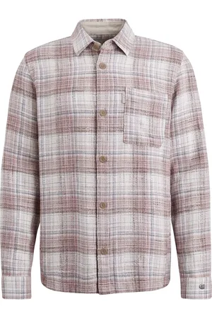 Cast Iron Overshirt Karos Rosa Pink Größe S