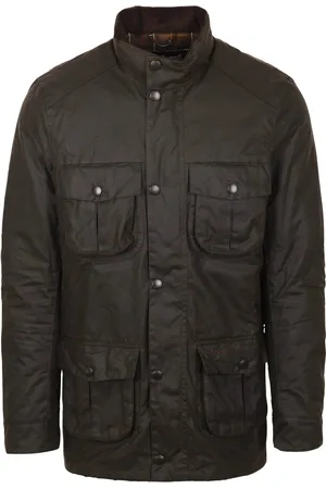 Barbour Corbridge Wachsjacke Olive Dunkelgrün Grün Größe M