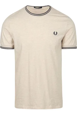 Fred Perry T-Shirt M1588 Greige W50 Grau Größe M