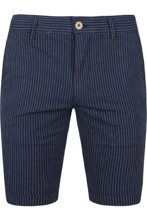 Suitable Aswin Short Gestreift Dunkelblau Größe XXL