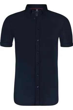 DESOTO Hemd Bügelfrei Uni 057 Blau Größe M