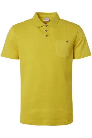 No Excess Polo Shirt Jacquard-Mix Lime Größe M