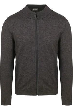No Excess Strickjacke Antraciet Größe S
